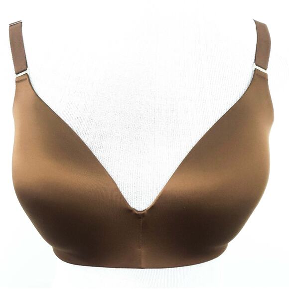 Soma 34DD Vanishing Back Wirefree Bra Brown Excellent Condition Satin - Picture 1 of 4